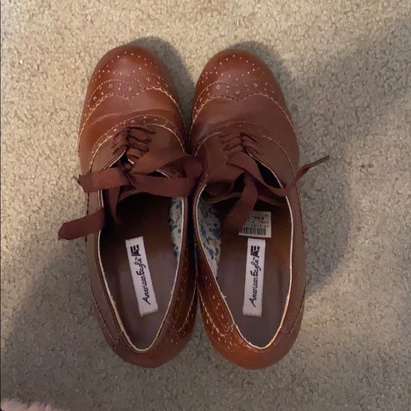 American Eagle Outfitters Shoes - Chunky Oxford Heals